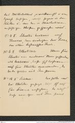 Nachlass Franz Steindachner, Liste von Prinzessin Therese von Bayern an Franz Steindachner, Inv.Nr. 537.07, Seite 3